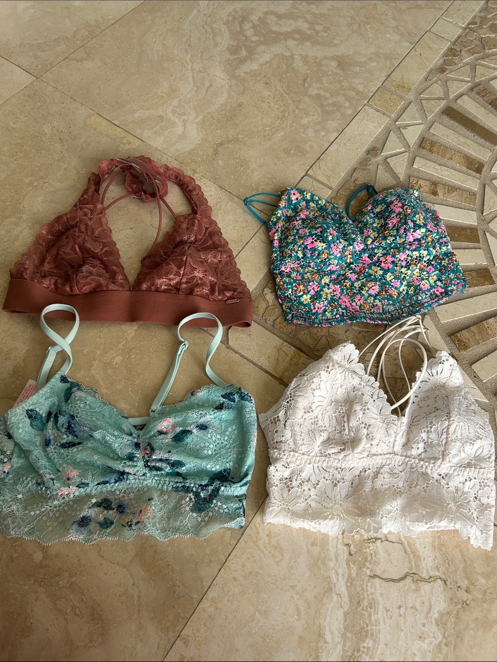 Bundle of 4 Victoria Secret VS Pink Bralettes